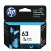 New HP 63 Tri-color Original Ink Cartridge